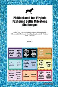 20 Black and Tan Virginia Foxhound Selfie Milestone Challenges