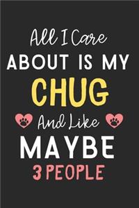 All I care about is my Chug and like maybe 3 people