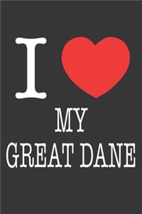 I Heart My Great Dane Notebook