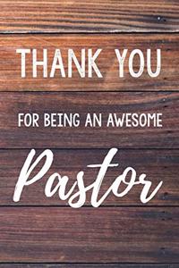 Thank You For Being An Awesome Pastor