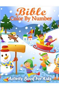 Bible Color By Number Activity Book for Kids