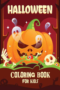 Halloween coloring book for kids
