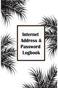 Internet Address & Password Logbook