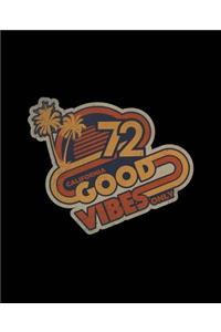 Retro Good Vibes Notebook