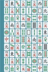 Sketchbook: Mahjong Tiles 6x9 - Blank Journal with No Lines - Journal Notebook with Unlined Pages for Drawing and Writing on Blank Paper