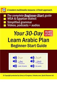 Your 30-Day Learn Arabic Plan (Beginner-Start Guide), Ruby