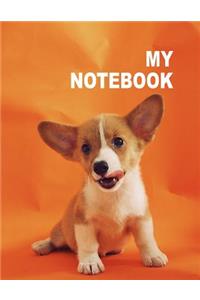 My Notebook. for Dogs Pets Lover. Blank Lined Planner Journal Diary.
