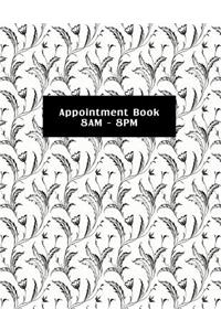 Appointment Book 8am - 8pm