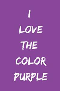 I Love the Color Purple
