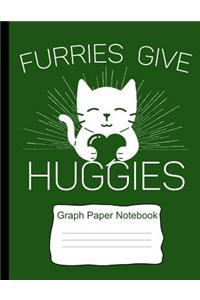 Graph Paper Notebook: Blank Journal with Squared Paper 5x5 (8.5 X 11) - Furries Gives Huggies