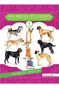 Dog Breeds Pet Fashion Illustration Encyclopedia