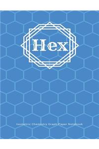 Hex Isometric Chemistry Graph Paper Notebook