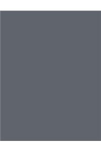 Slate Grey 101 - Lined with Margins Notebook
