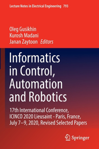 Informatics in Control, Automation and Robotics