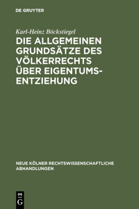 allgemeinen Grundsätze des Völkerrechts über Eigentumsentziehung