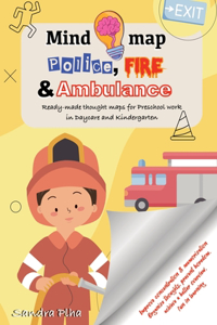 KitaFix-Mindmap Police, Fire and Ambulance (Ready-made thought maps for Preschool work in Daycare and Kindergarten)