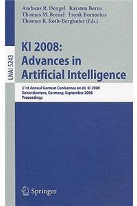 KI 2008: Advances in Artificial Intelligence