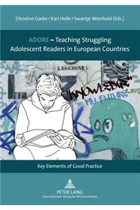 Adore - Teaching Struggling Adolescent Readers in European Countries