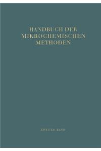 Handbuch Der Mikrochemischen Methoden