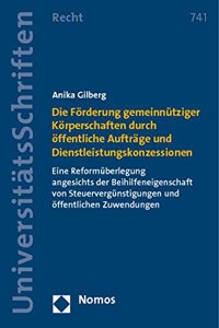Die Forderung Gemeinnutziger Korperschaften Durch Offentliche Auftrage Und Dienstleistungskonzessionen