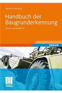 Handbuch Der Baugrunderkennung