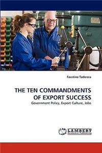 Ten Commandments of Export Success