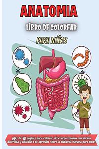Anatomia Libro De Colorear Para Niños
