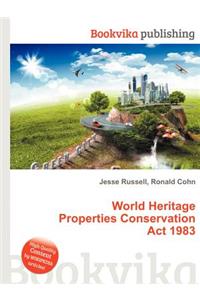 World Heritage Properties Conservation ACT 1983