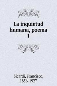 La inquietud humana, poema