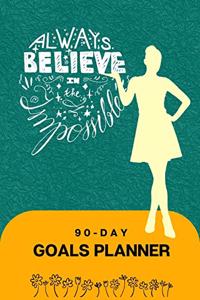 90 Day Goals Planner