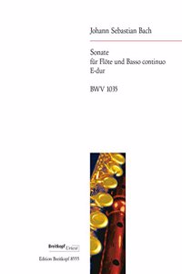 SONATA IN E MAJOR BWV 1035 BREITKOPF URT