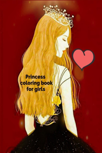 Princess Coloring Book for Girls