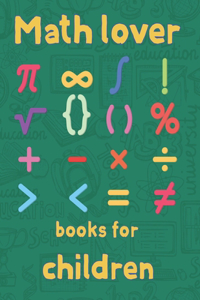 Math lover books for children