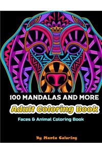 100 Mandalas And More Adut Coloring Book