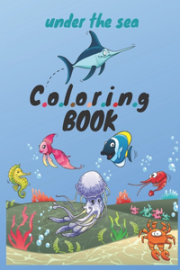 Under the sea coloring book