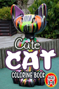 Cute Cat Coloring Book
