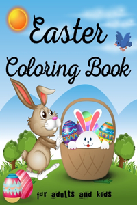 Easter Coloring Book for Adults and Kids