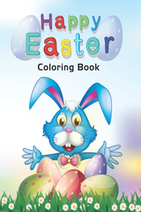 Happy Easter Coloring Book