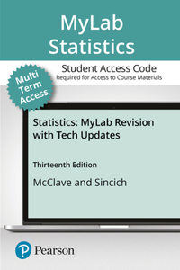 Mylab Statistics with Pearson Etext -- Access Card -- For Statistics, Updated Edition (24 Months)