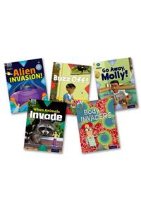 Project X Origins: Orange Book Band, Oxford Level 6: Invasion: Mixed Pack of 5