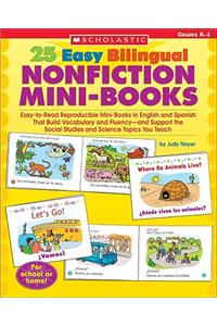 25 Easy Bilingual Nonfiction Mini-Books