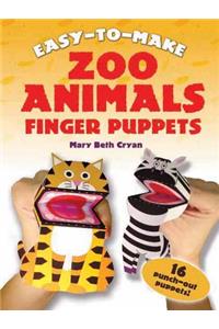 Easy to Make Zoo Animals Finger Puppets