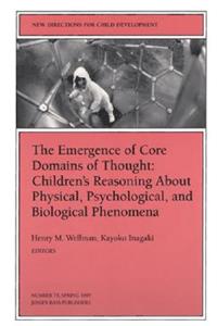 The Emergence of Core Domains of Thought