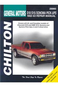 Chevrolet S10, S15, Sonoma, and Pick-Ups, 1982-93