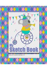 My Sketch Book: a beautiful notebook for drawing, scribbling, doodling and journaling to express your creative and artistic side. The perfect activity for road trip