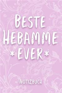 Beste Hebamme Ever Notizbuch