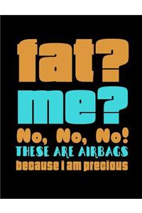 Fat? Me? No, No, No! These Are Airbags Because I Am Precious