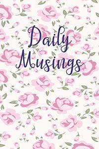 Daily Musings notebook for daily joy