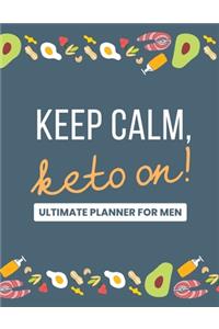 Keep Calm Keto On Planner For Men