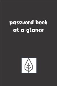 Password Book At A Glance